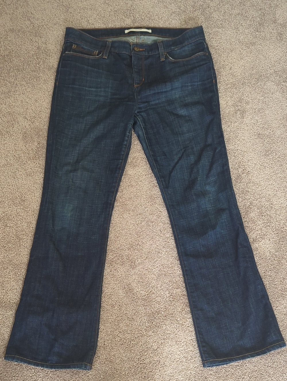 Joe's Jeans Dark Blue Wide Leg Jeans